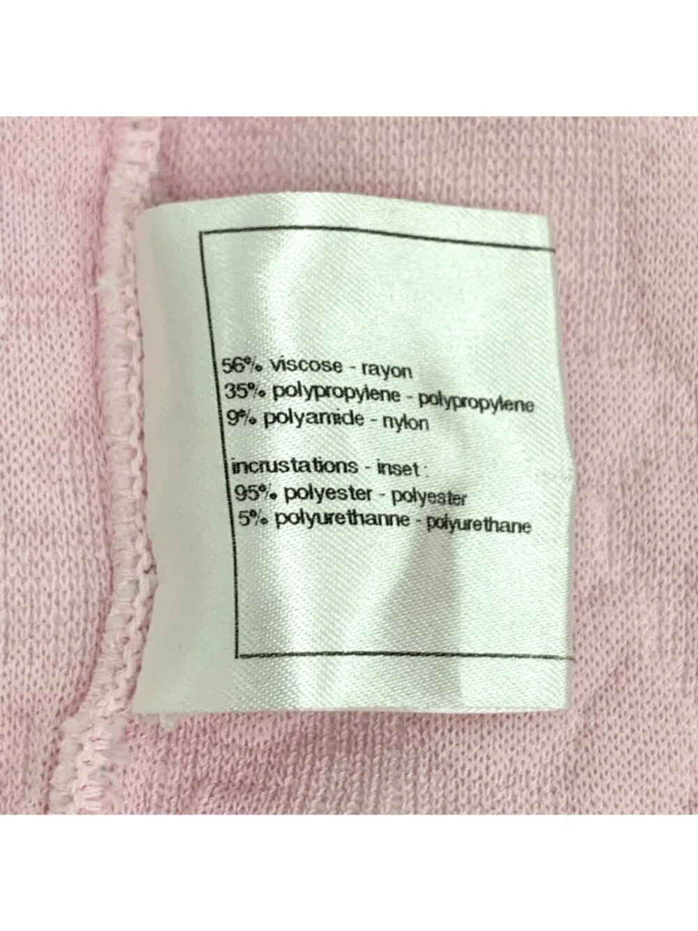 Chanel Pink Floral Embossed Crew Neck Jacket